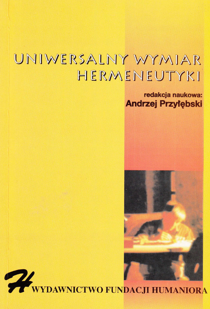 Uniwersalny wymiar hermeneutyki